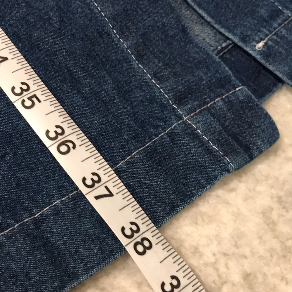 Vintage On the Verge Denim Skirt Womens Size 6 Button New with Tag Made in USA - Picture 8 of 9